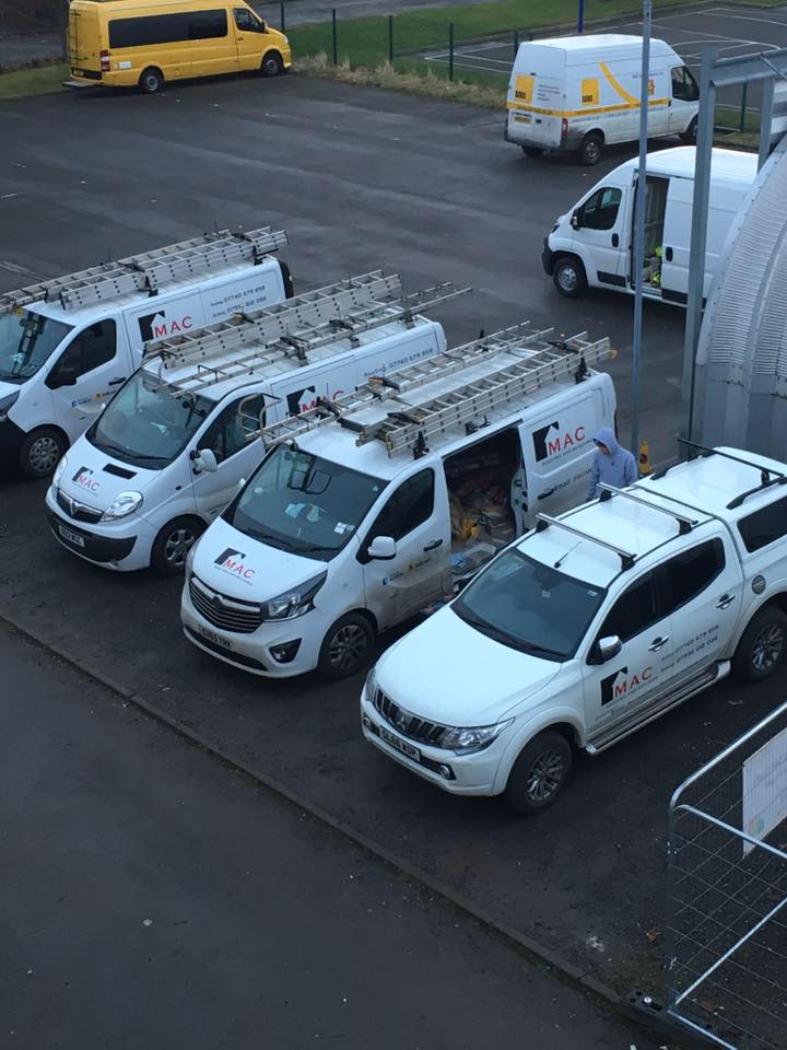 Mac Roofing and Building Company Vans